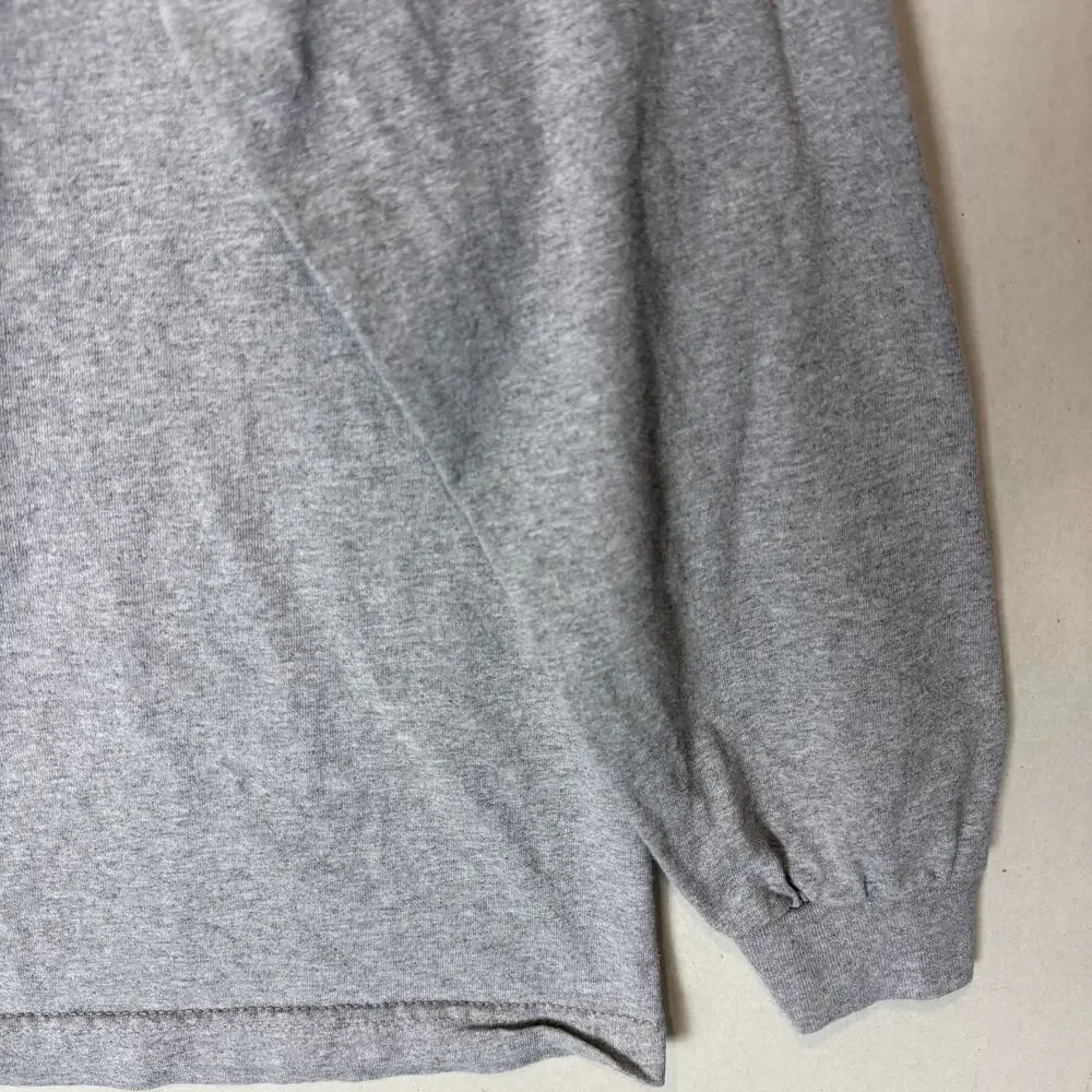 Adidas San Antonio Spurs Sweatshirt Men Medium Gray #2 Kawhi Leonard Long Sleeve